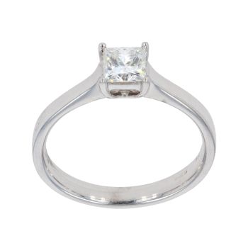 18ct White Gold 0.50cts Diamond Solitaire Ring