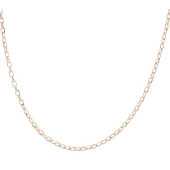 9ct Yellow Gold Belcher Chain 18"