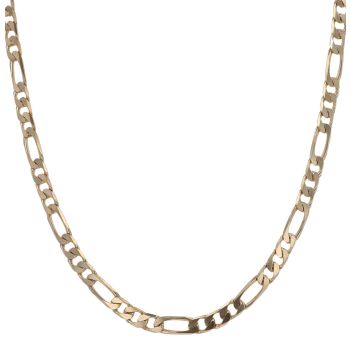 9ct Yellow Gold Figaro Chain 28"