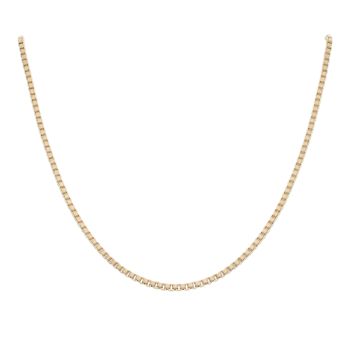 9ct Yellow Gold Box Chain 20"