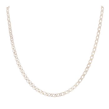 9ct Yellow Gold Double Curb Chain 20"
