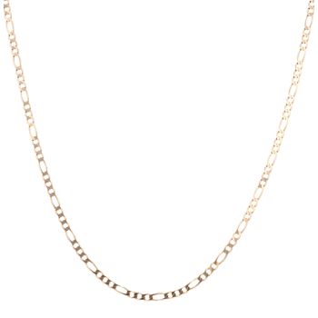 9ct Yellow Gold Figaro Chain 18"