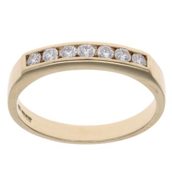 9ct Yellow Gold 0.30ct Brilliant Cut Diamond Eternity Ring