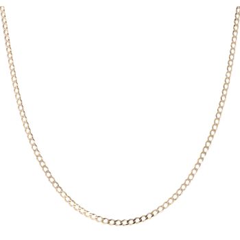 9ct Yellow Gold Curb Chain 18"