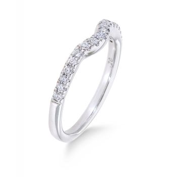 9ct White Gold 0.20ct Eternity Diamond Ring