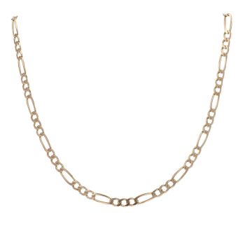 9ct Yellow Gold Figaro Chain 20"