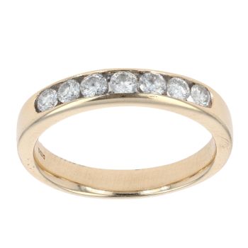 9ct Yellow Gold 0.50ct Diamond Eternity Ring