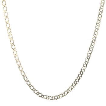 9ct Yellow Gold Double Curb Chain 20"