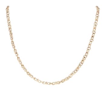9ct Yellow Gold Fancy Chain 16"
