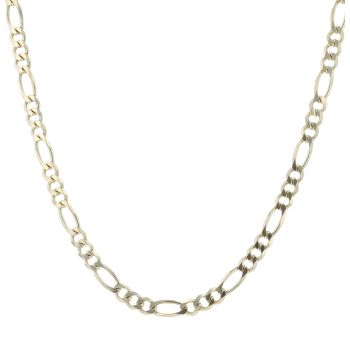 9ct Yellow Gold Figaro Chain 28"