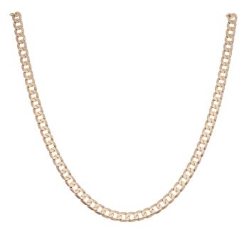 9ct Yellow Gold Curb Chain 20"