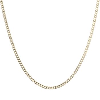 9ct Yellow Gold Curb Chain 18"