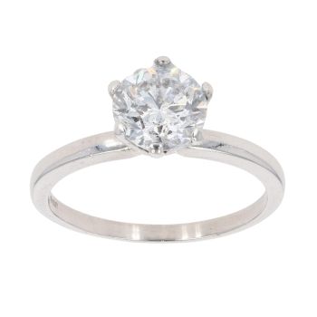 18ct White Gold 2.00ct Brilliant Cut Diamond Solitaire Ring