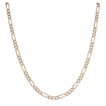 9ct Yellow Gold Figaro Chain 20"