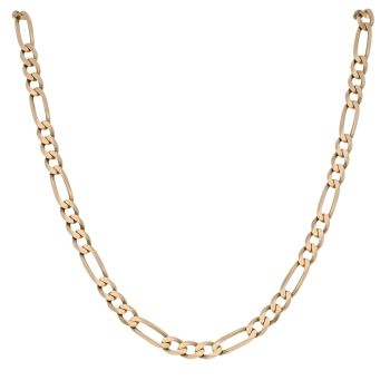9ct Yellow Gold Figaro Chain 20"