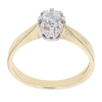 18ct Yellow Gold 0.40ct Brilliant Cut Diamond Solitaire Ring