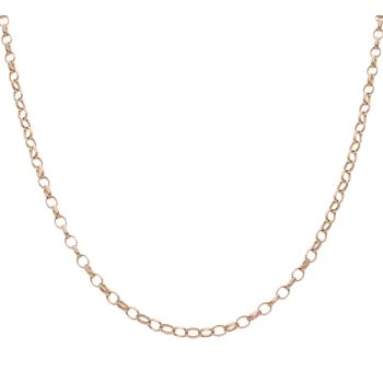 9ct Rose Gold Belcher Chain 24"