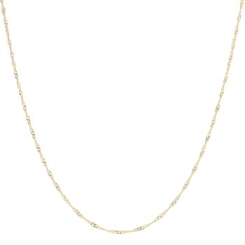 9ct Yellow Gold Twist Curb Chain 20"