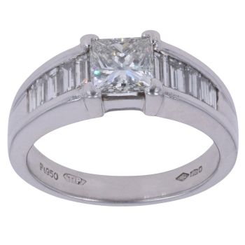 Platinum 1.75ct Diamond Solitaire Ring