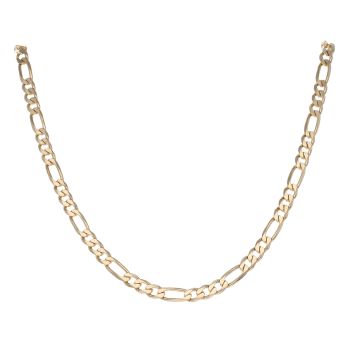 9ct Yellow Gold Figaro Chain 24"