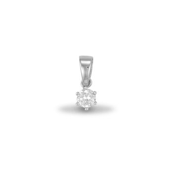 Mint Of London 925 Silver Cubic Zirconia Pendant