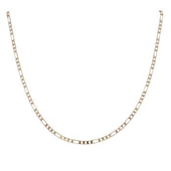 9ct Yellow Gold Figaro Chain 18"