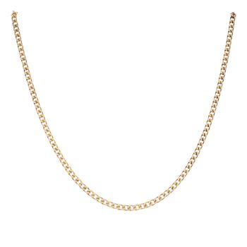 9ct Yellow Gold Curb Chain 16"