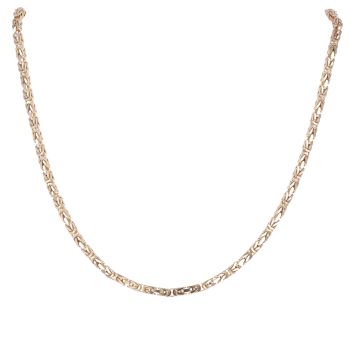 9ct Yellow Gold Byzantine Chain 24"