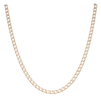 9ct Yellow Gold Curb Chain 18"