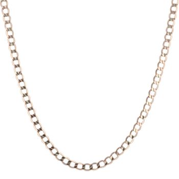9ct Yellow Gold Curb Chain 18"