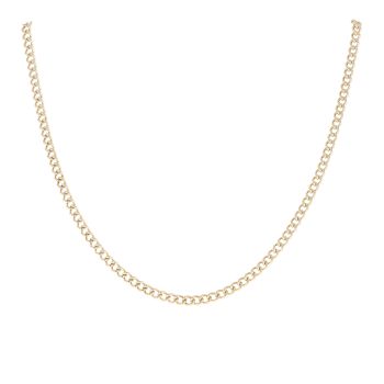 9ct Yellow Gold Curb Chain 20"
