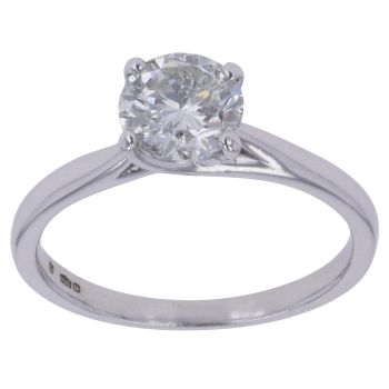 Platinum 1.00ct Diamond Solitaire Ring