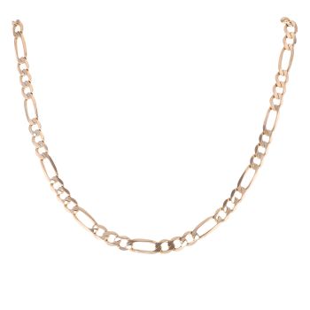9ct Yellow Gold Figaro Chain 22"