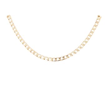 9ct Yellow Gold Curb Chain 18"