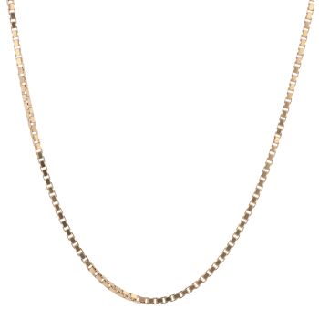 9ct Yellow Gold Box Chain 18"
