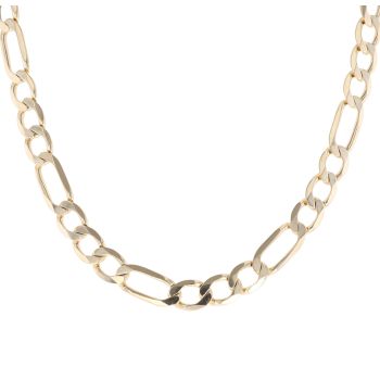 9ct Yellow Gold Figaro Chain 20"