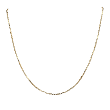 9ct Yellow Gold Box Chain 28"