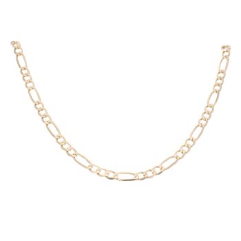9ct Yellow Gold Figaro Chain 24"
