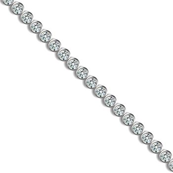 18ct White Gold 3.00ct Diamond Tennis Bracelet