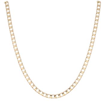 9ct Yellow Gold Curb Chain 18"