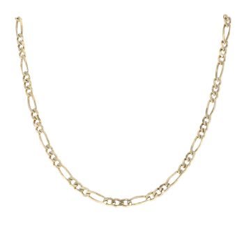 9ct Yellow Gold Figaro Chain 18"