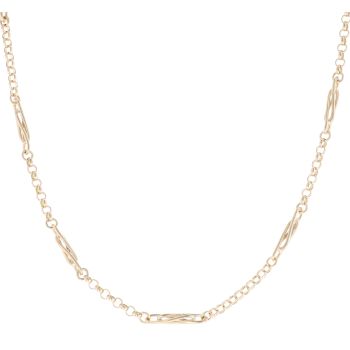 9ct Yellow Gold Fancy Chain 18"