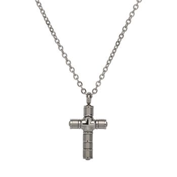 Stainless Steel Cross Pendant And Chain