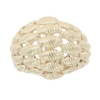 9ct Yellow Gold Patterned Fancy Ring