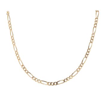 9ct Yellow Gold Figaro Chain 20"