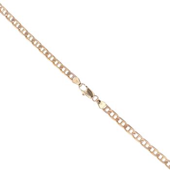 9ct Yellow Gold Anchor Chain 16"