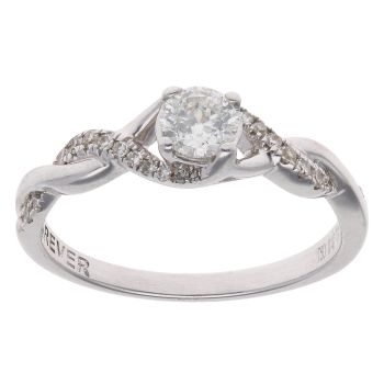 18ct White Gold 0.40ct Brilliant Cut Diamond Solitaire Ring