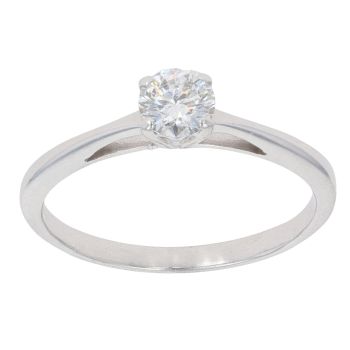 18ct White Gold 0.35ct Diamond Solitaire Ring