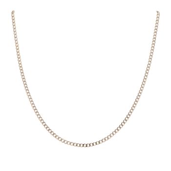 9ct Yellow Gold Curb Chain 18"