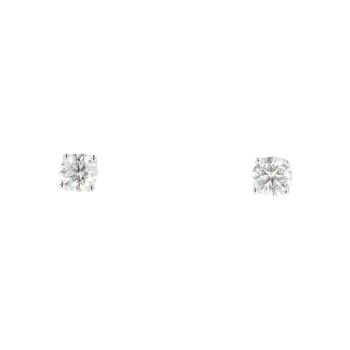 18ct White Gold 0.40ct Diamond Stud Earrings